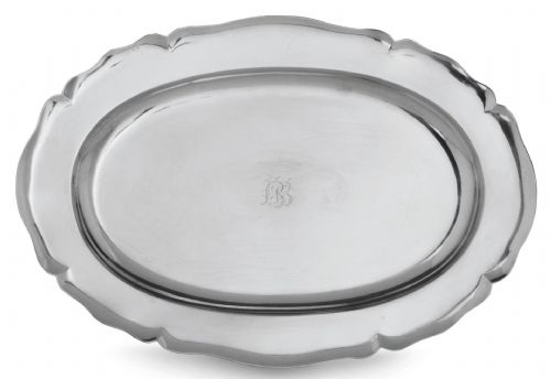 Tray in silver
    