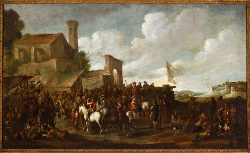 Campement de soldats - VENDU