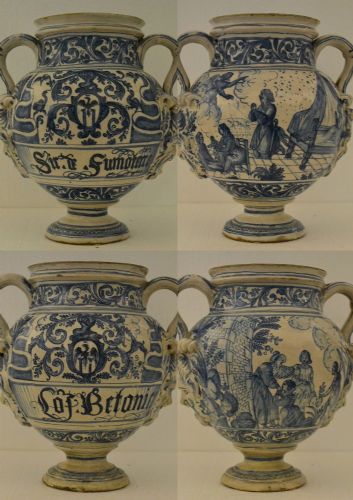 Vases pharmaceutiques - Savone fin XVIIe début XVIIIe siècle - VENDUS