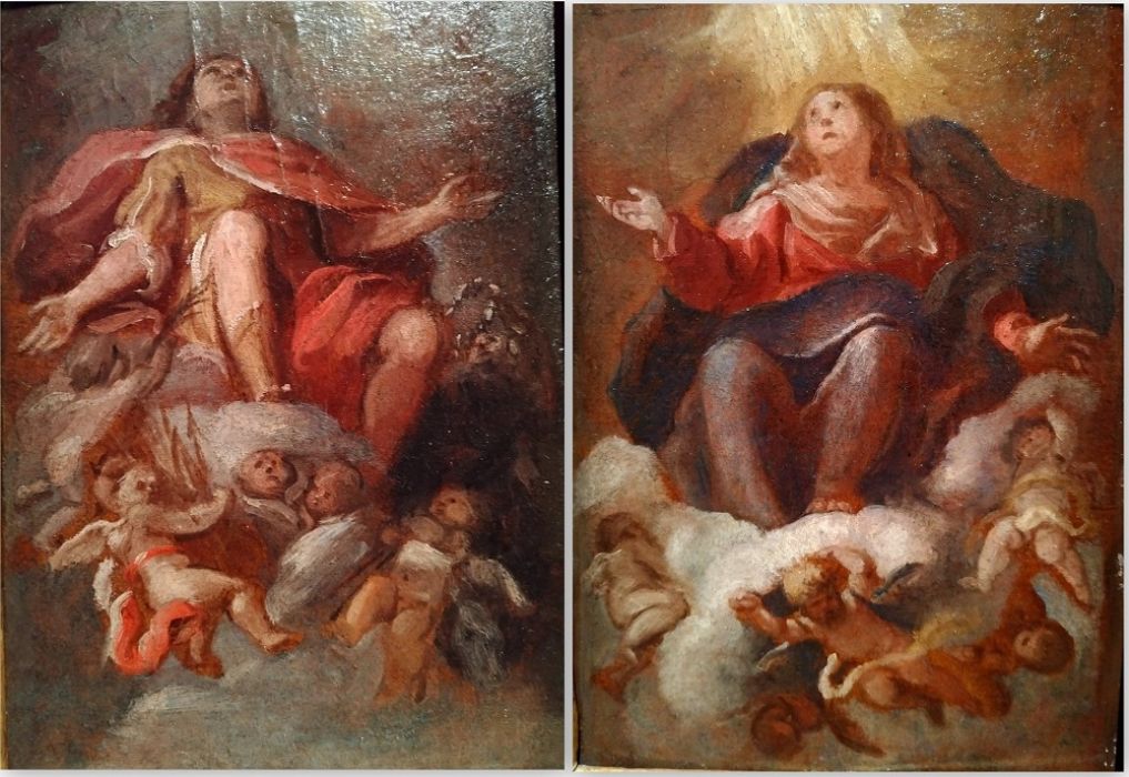 "Apoteose de São Sebastião" e "Assunção da Virgem Maria"
    